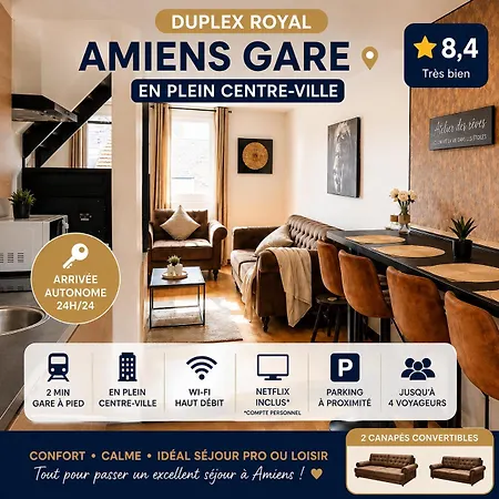Apartment Duplex Royal Amiensgare